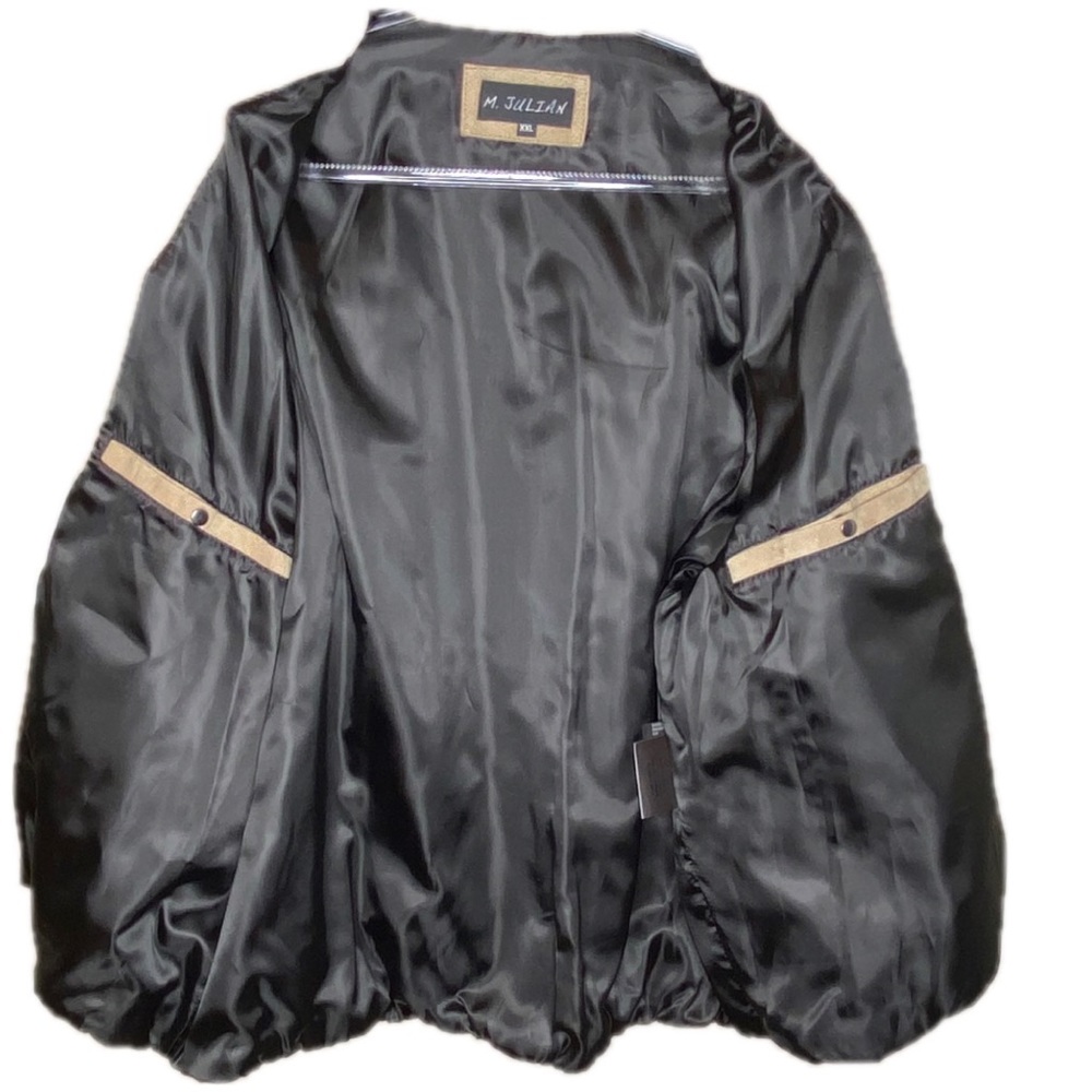 M. Julian for Wilson Leather Bomber Jacket Sz XXL - Picture 3 of 7